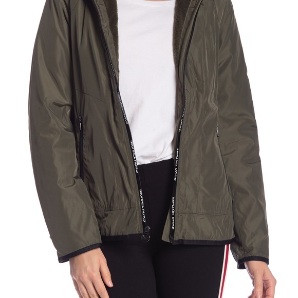 Michael Kors Plush Lined Windbreaker Jacket Sz Med - Picture 4 of 4